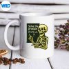 67HalloweenMathSixSevenMemeBrainrotSkeletonmug
