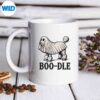HalloweenGhostDogPoodleBoodleDogLovermug