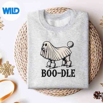 HalloweenGhostDogPoodleBoodleDogLoversweater