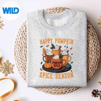HappyPumpkinSpiceSeasonFallSeasonsweater