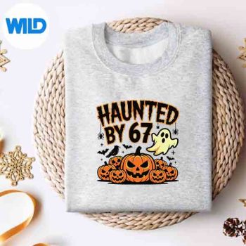 HauntedBy67GhostAndPumpkinHalloweenCostumesweater
