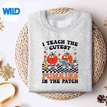 ITeachTheCutestPumpkinsInThePatchTeacherHalloweensweater