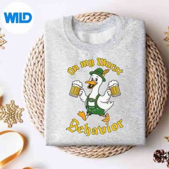 OktoberfestOnMyWurstBehaviorSillyGooseDrinkingsweater