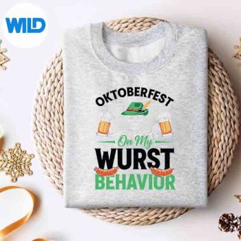 OnMyWurstBehaviorGermanOktoberfestDrinkingsweater