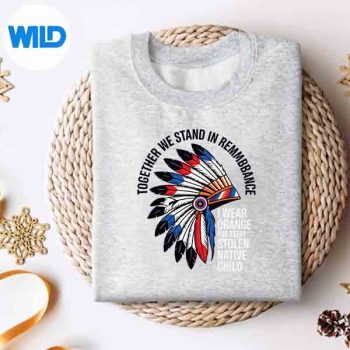 OrangeUnityDayForEveryAmericanNativeChildSupportsweater