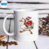 SantaRidingGooseMerryChristmasPajamasXmasmug