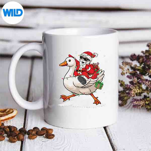 Santa Riding Goose Merry Christmas Pajamas Xmas Digital Design 1 Santa Riding Goose Merry Christmas Pajamas Xmas Digital Design