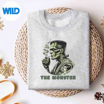TheBrideTheMonsterFrankensteinSpookyHalloweensweater