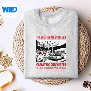 TheMothmanStoleMyCatalyticConverterRetroSpookysweater