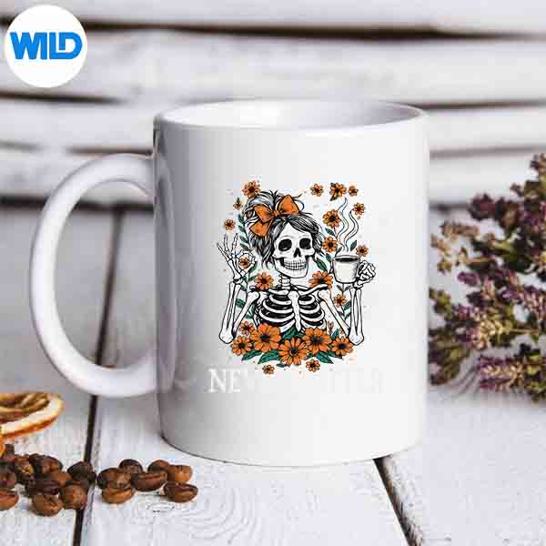 Never Better Skeleton Messy Bun Drinking Coffee Funny SVG Cut File 1 Never Better Skeleton Messy Bun Drinking Coffee Funny SVG Cut File