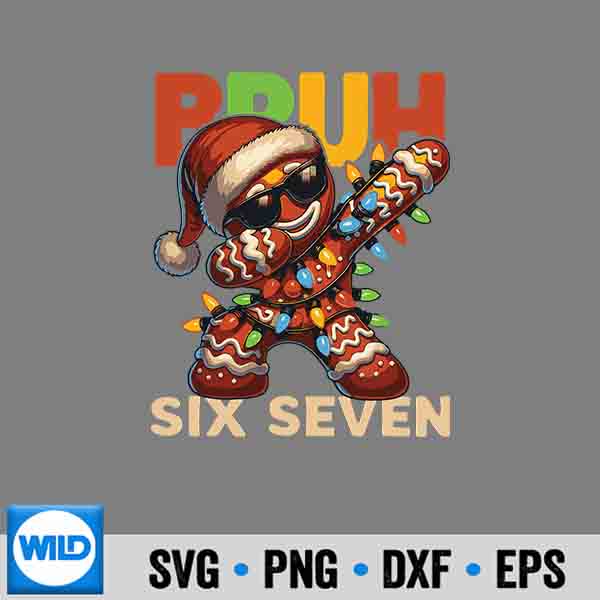 67 Christmas Bruh 67 Gingerbread Dabbing Dab Silhouette SVG PNG 1 67 Christmas Bruh 67 Gingerbread Dabbing Dab Silhouette SVG PNG