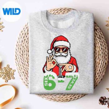 67 Meme Six Seven Santa Christmas Gen Z Alpha Meme Design for Cricut 5 67MemeSixSevenSantaChristmasGenZAlphaMemesweater