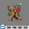 BigfootChristmasTreeLightsXmasSasquatchLovers