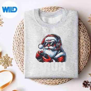 BruhSantaGamingGamerPjsChristmasXmassweater