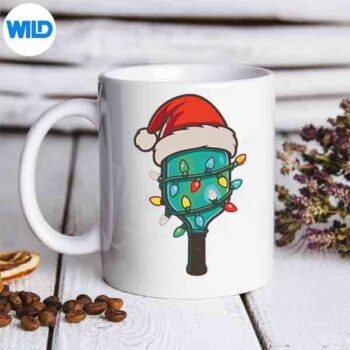 Christmas Pickleball Paddle Santa Lights SVG PNG Download 6 ChristmasPickleballPaddleSantaLightsmug