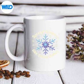 Christmas Snowflake Spread Kindness Like Snowflakes Cut File 6 ChristmasSnowflakeSpreadKindnessLikeSnowflakesmug