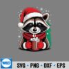 Cozy Raccoon With Hot Cocoa Christmas Silhouette SVG PNG Cut File 8 CozyRaccoonWithHotCocoaChristmas