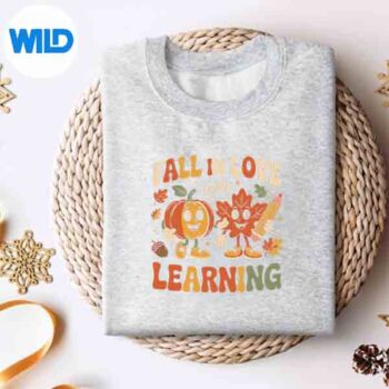 FallInLoveWithLearningRetroAutumnThanksgivingTeachersweater