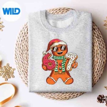 Gingerbread Six Seven 67 Meme Ice Cream Christmas Design for Cricut 5 GingerbreadSixSeven67MemeIceCreamChristmassweater