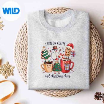 IRunOnCoffeeAndChristmasCheerHolidayIceCreamLoverssweater