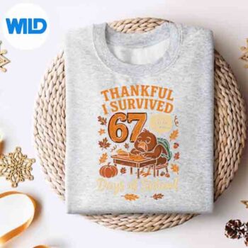 I Survived 67 Days Of School Teacher Thanksgiving Fall SVG PNG 5 ISurvived67DaysOfSchoolTeacherThanksgivingFallsweater
