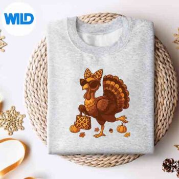 LeopardTurkeyWithSunglassesThanksgivingsweater