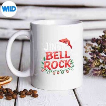 SantaJingleBellRockChristmasMusicLoversmug