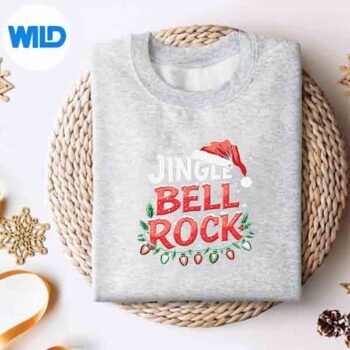 SantaJingleBellRockChristmasMusicLoverssweater