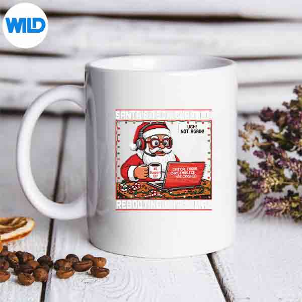 Tech Support SVG, Santas Tech Support Rebooting Christmas SVG - WildSvg