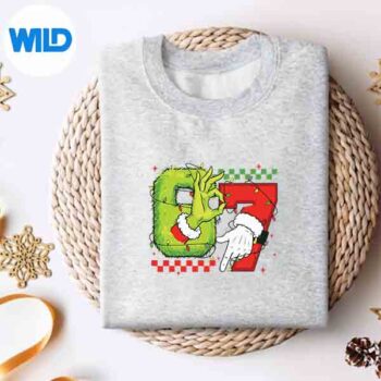 Six Seven 67 Meme 6 7 Christmas Elf Hand Silhouette SVG PNG Cut File 5 SixSeven67Meme67ChristmasElfHandsweater
