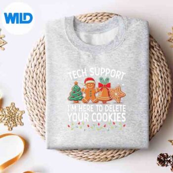 TechSupportChristmasCookiesChristmassweater