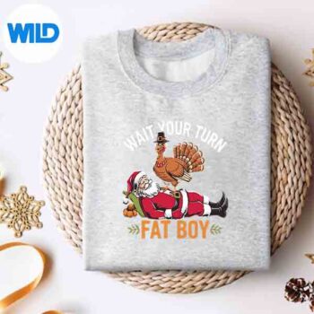 ThanksgivingChristmasTurkeySantaCutesweater