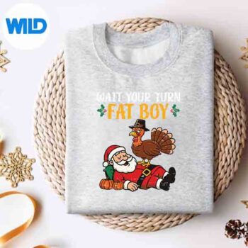 ThanksgivingChristmasTurkeyVsSantasweater