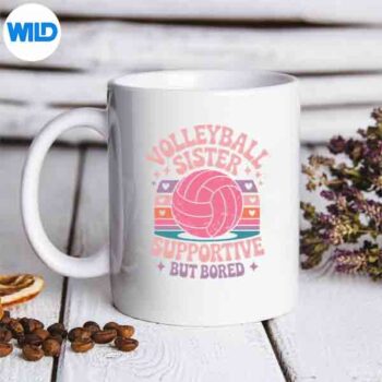 VolleyballSisterVolleyballVintagemug