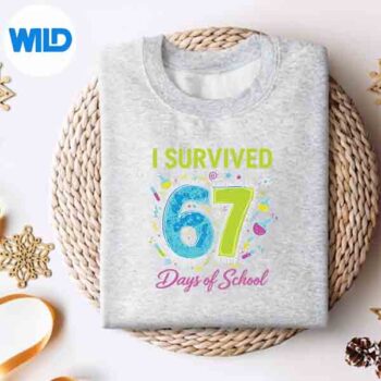ISurvived67DaysOfSchool67MemeScienceTeachersweater