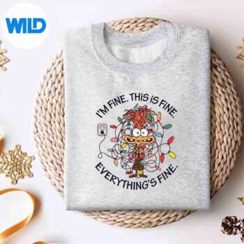 ImFineEverythingIsFinetalHealthChristmassweater