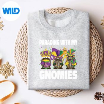 ParadingWithMyGnomiesMardiGrasCostumeMardiGrassweater