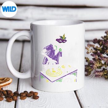 SkeletonDjMasqueradeMaskMardiGrasCarnivalParadePartymug