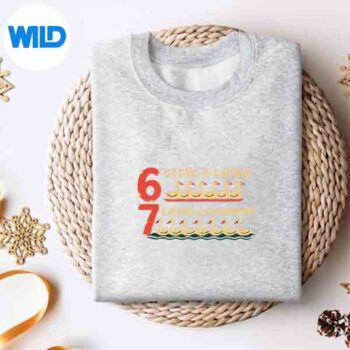 TrendySillyGoose6GeeseLaying7SwansSwimmingSixSevensweater