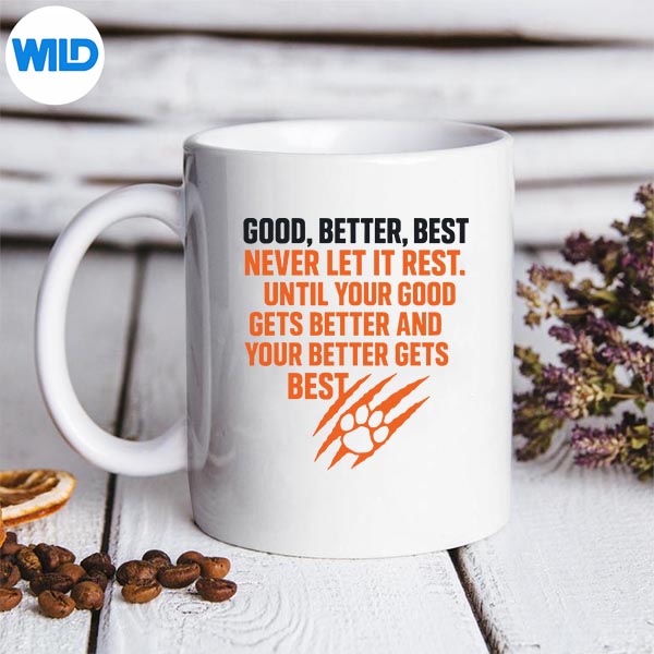 Chicago Bears SVG, Good Better Best Never Let It Rest Motivational ...