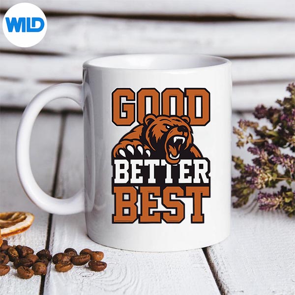Chicago Bears SVG, Good Better Best Never Let It Rest Till Your Good ...